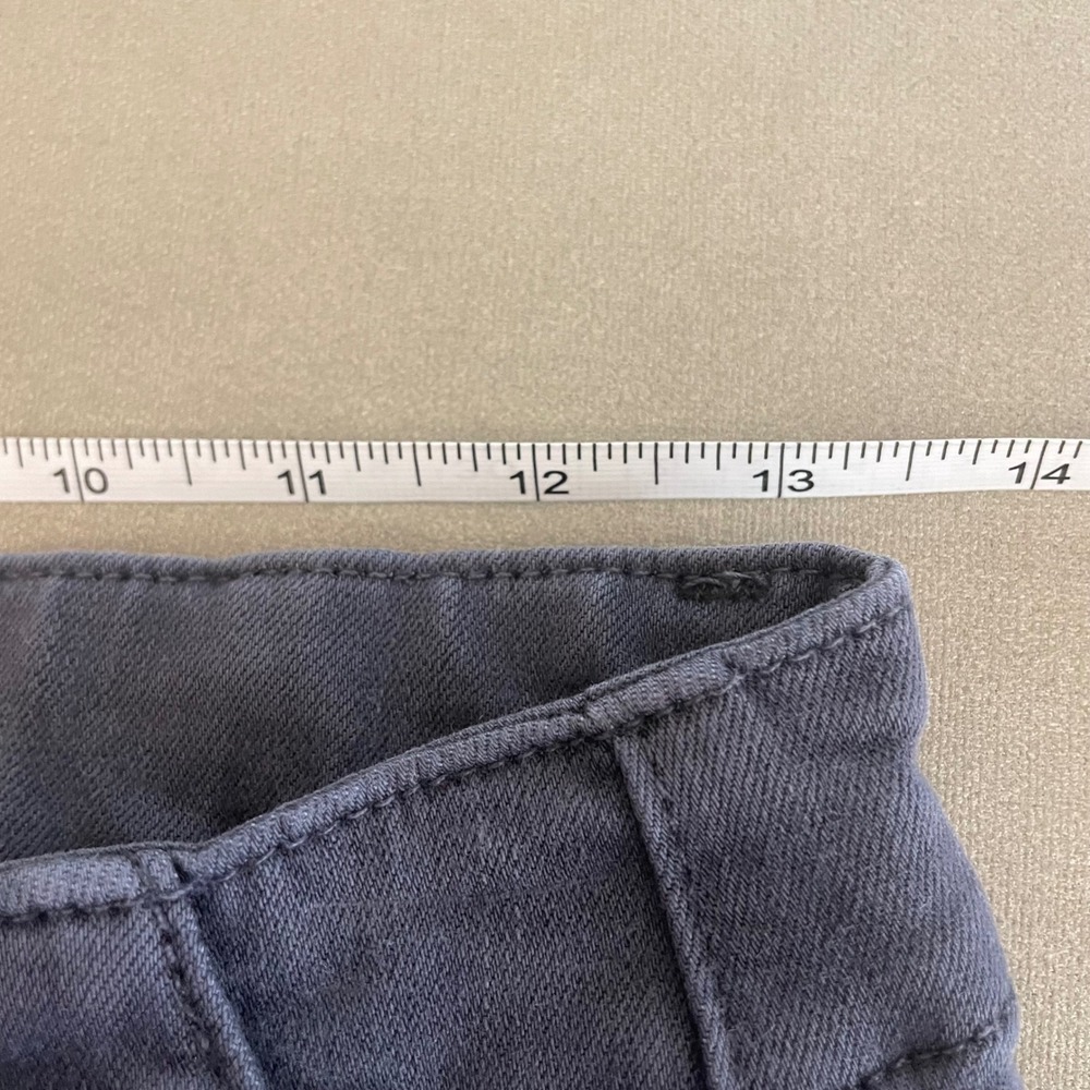 Paige Mayslie Jogger Pants Women 25 Charcoal Grey Slim Utility Cargo Ankle Zip - Picture 5 of 9